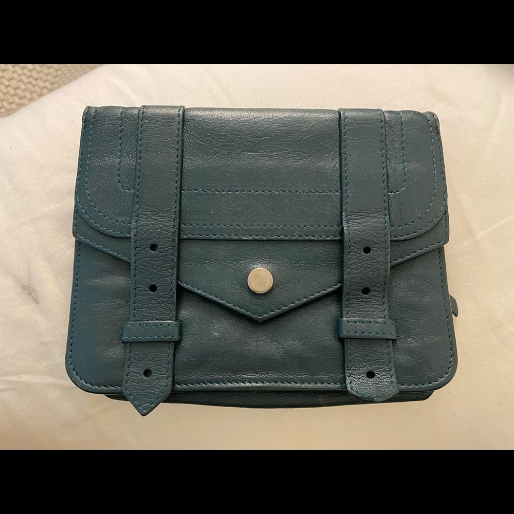 Proenza schouler green wallet bag